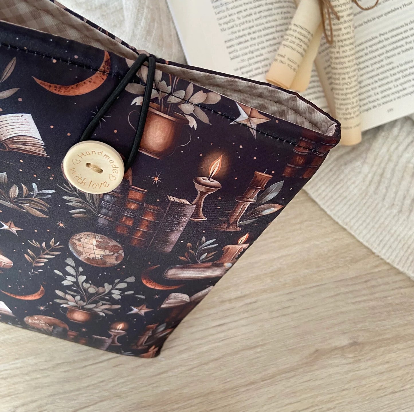 Funda literaria la librería mística