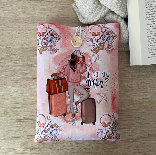 Funda literaria let’s travel