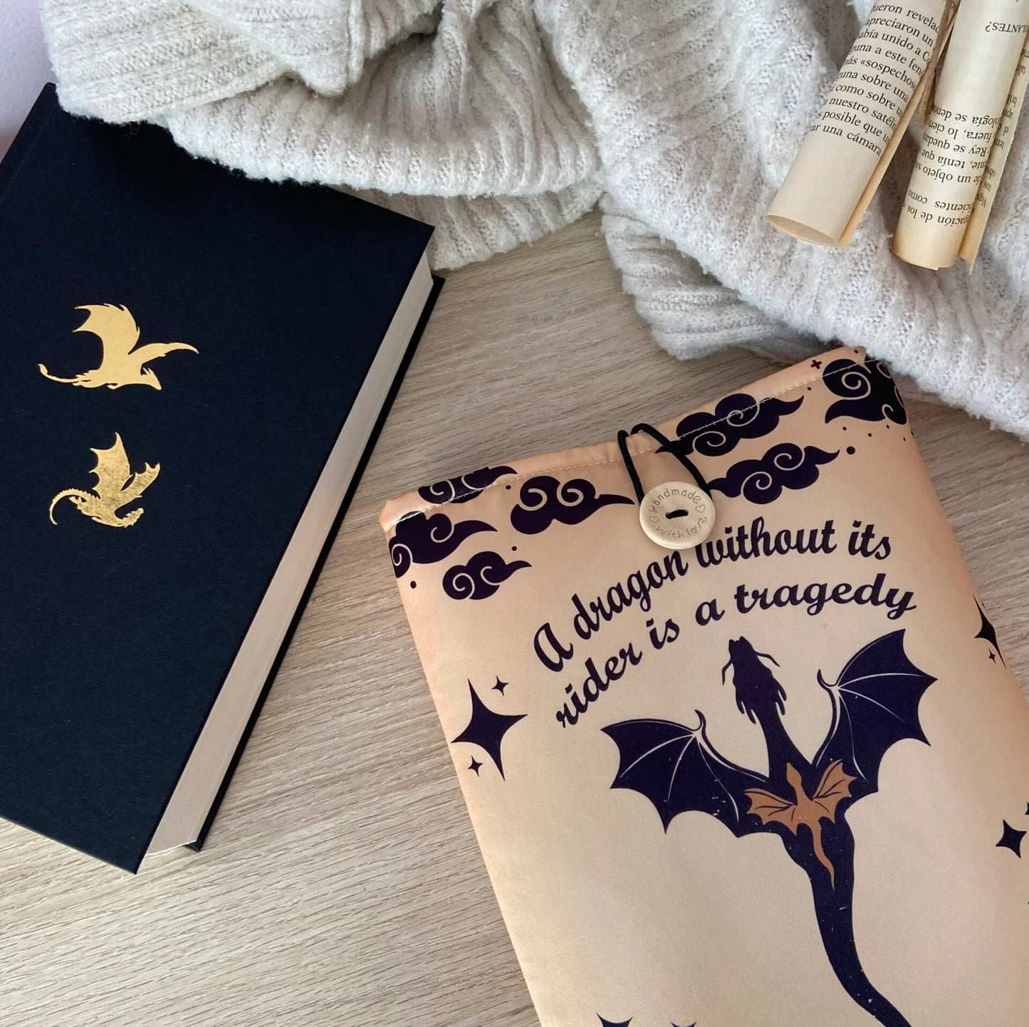 Funda literaria Alas de sangre