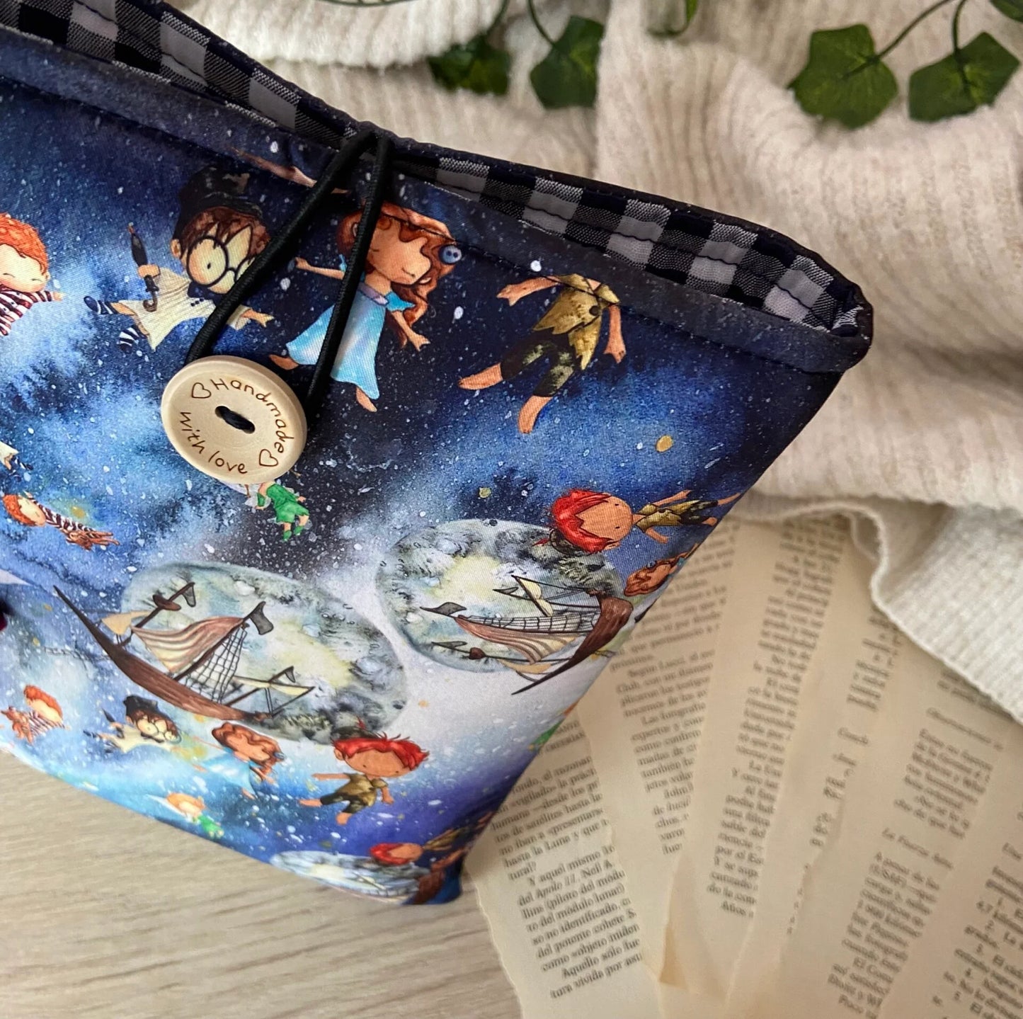 Funda literaria Peter Pan