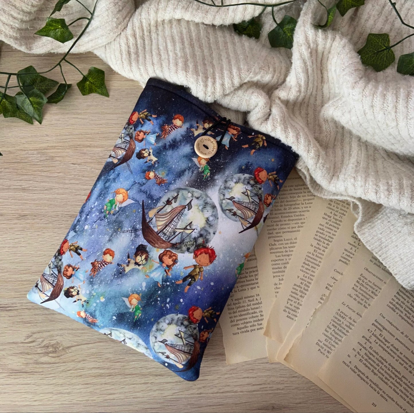 Funda literaria Peter Pan