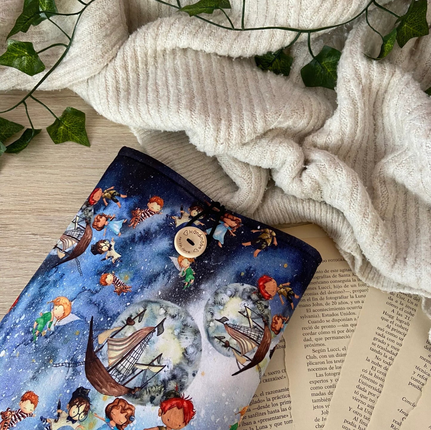 Funda literaria Peter Pan
