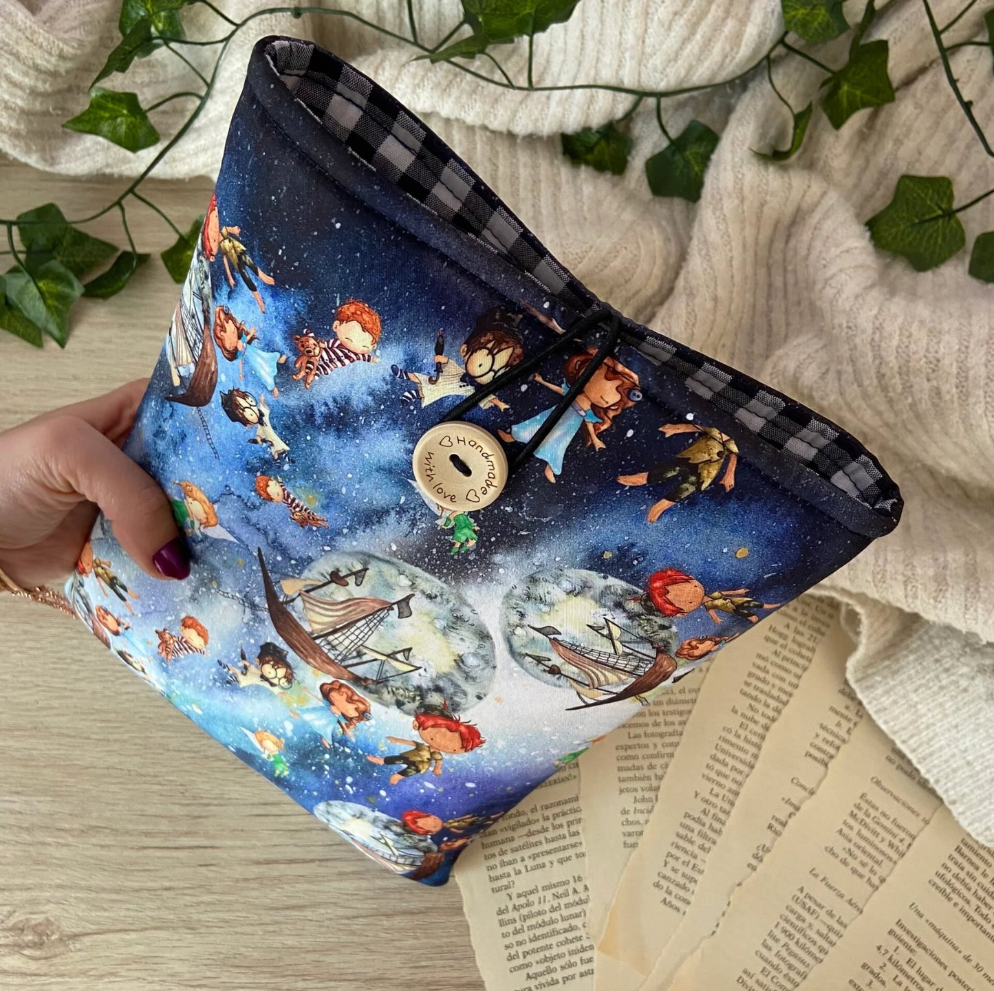 Funda literaria Peter Pan
