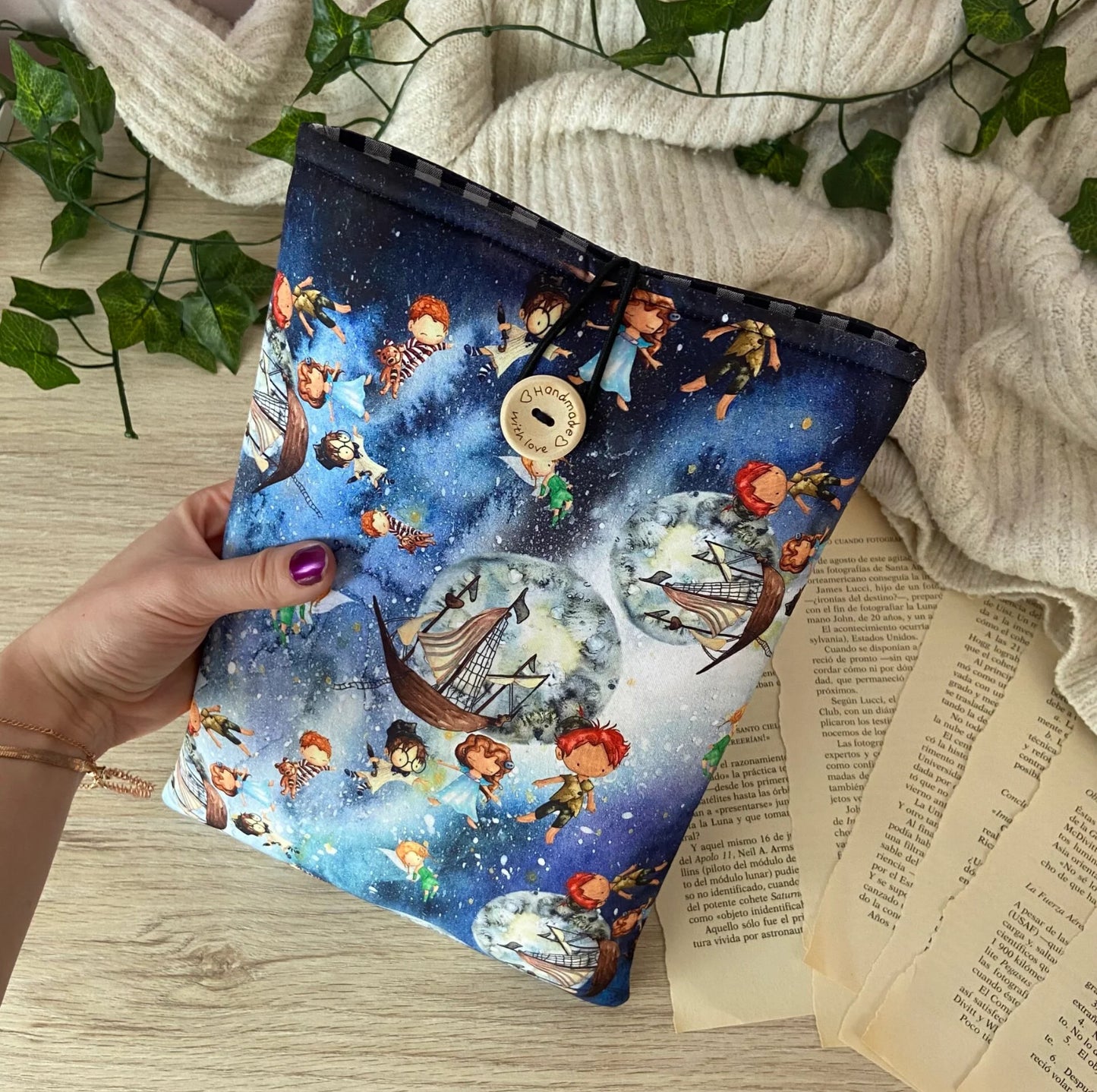 Funda literaria Peter Pan