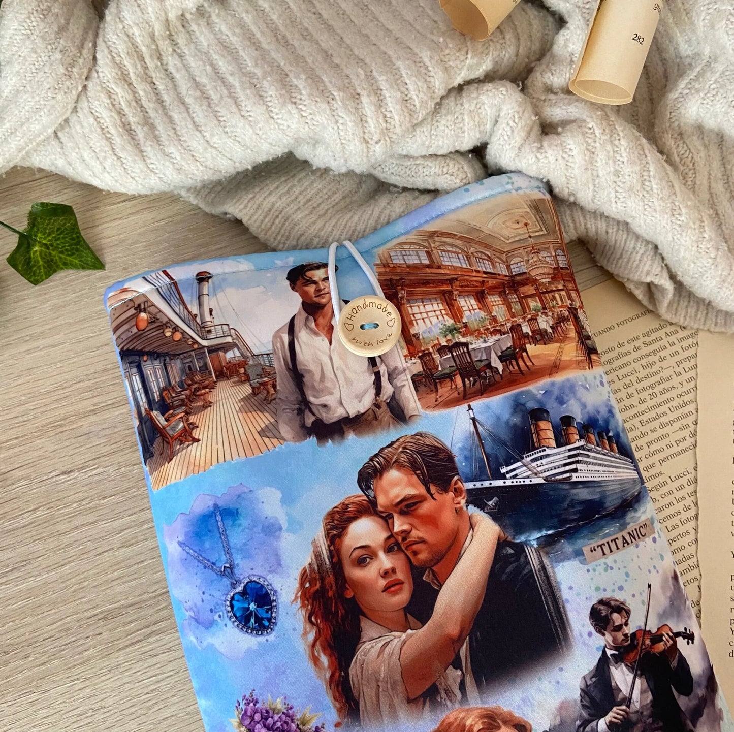 Funda literaria Titanic