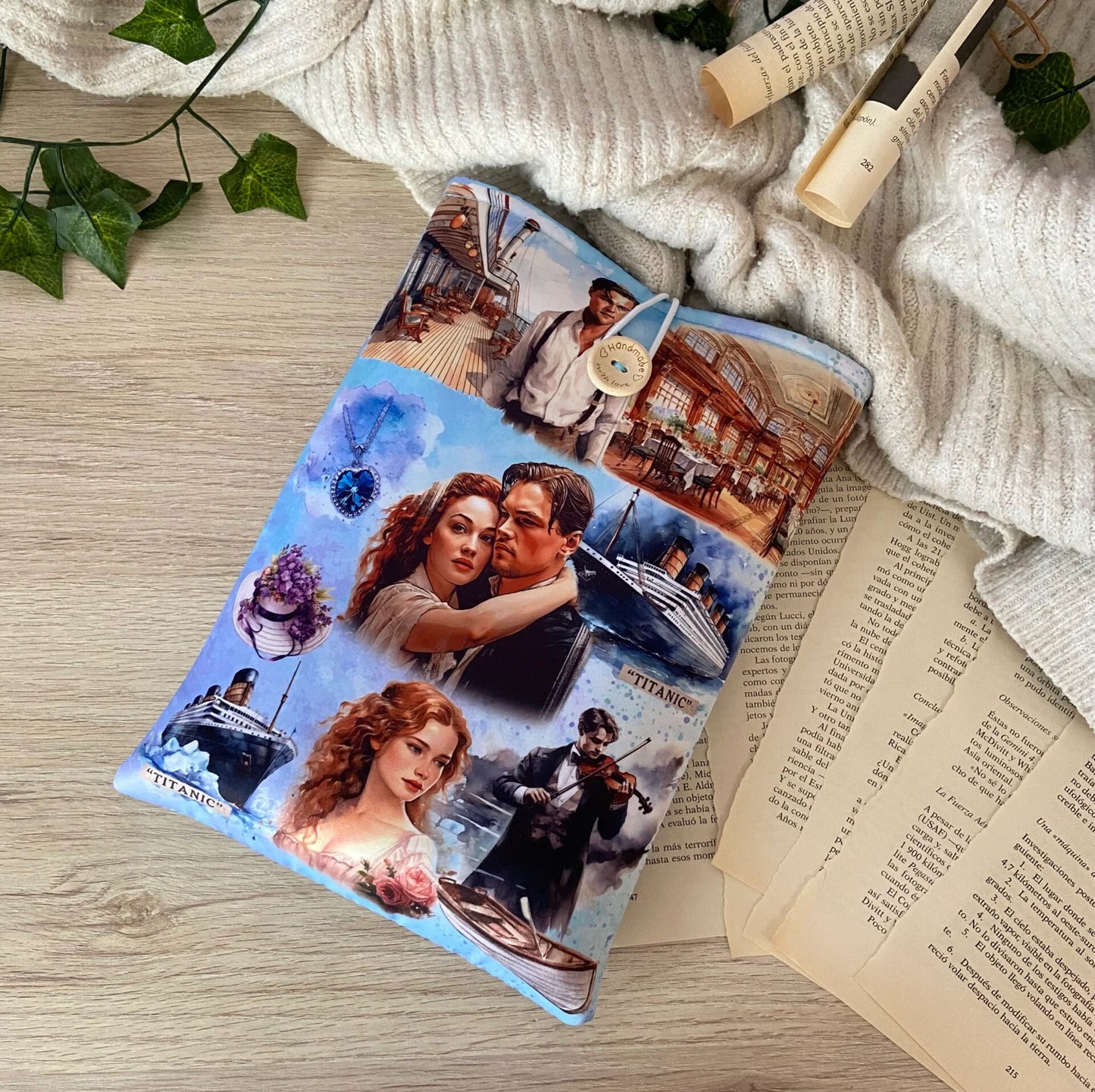 Funda literaria Titanic
