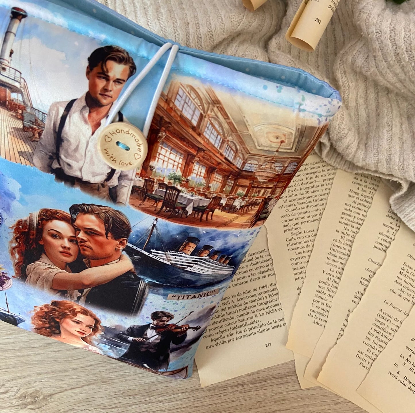 Funda literaria Titanic
