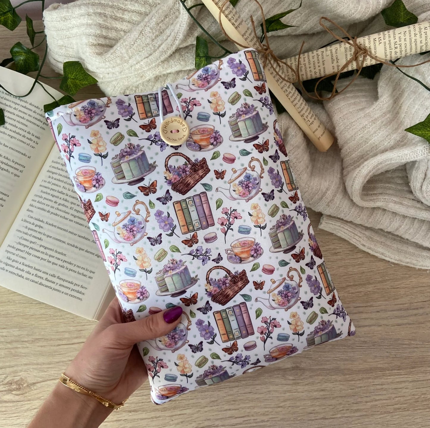 Funda literaria tea life