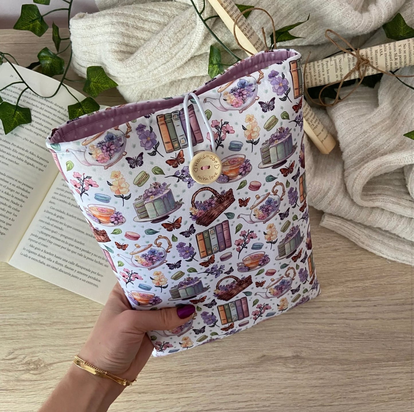 Funda literaria tea life