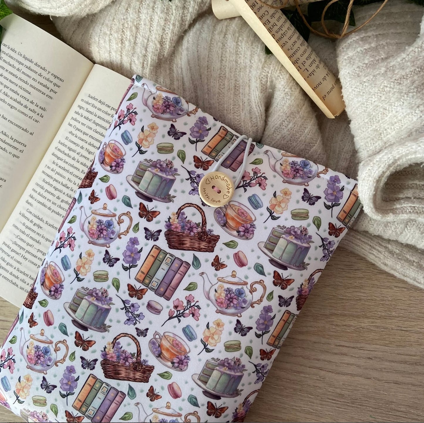 Funda literaria tea life