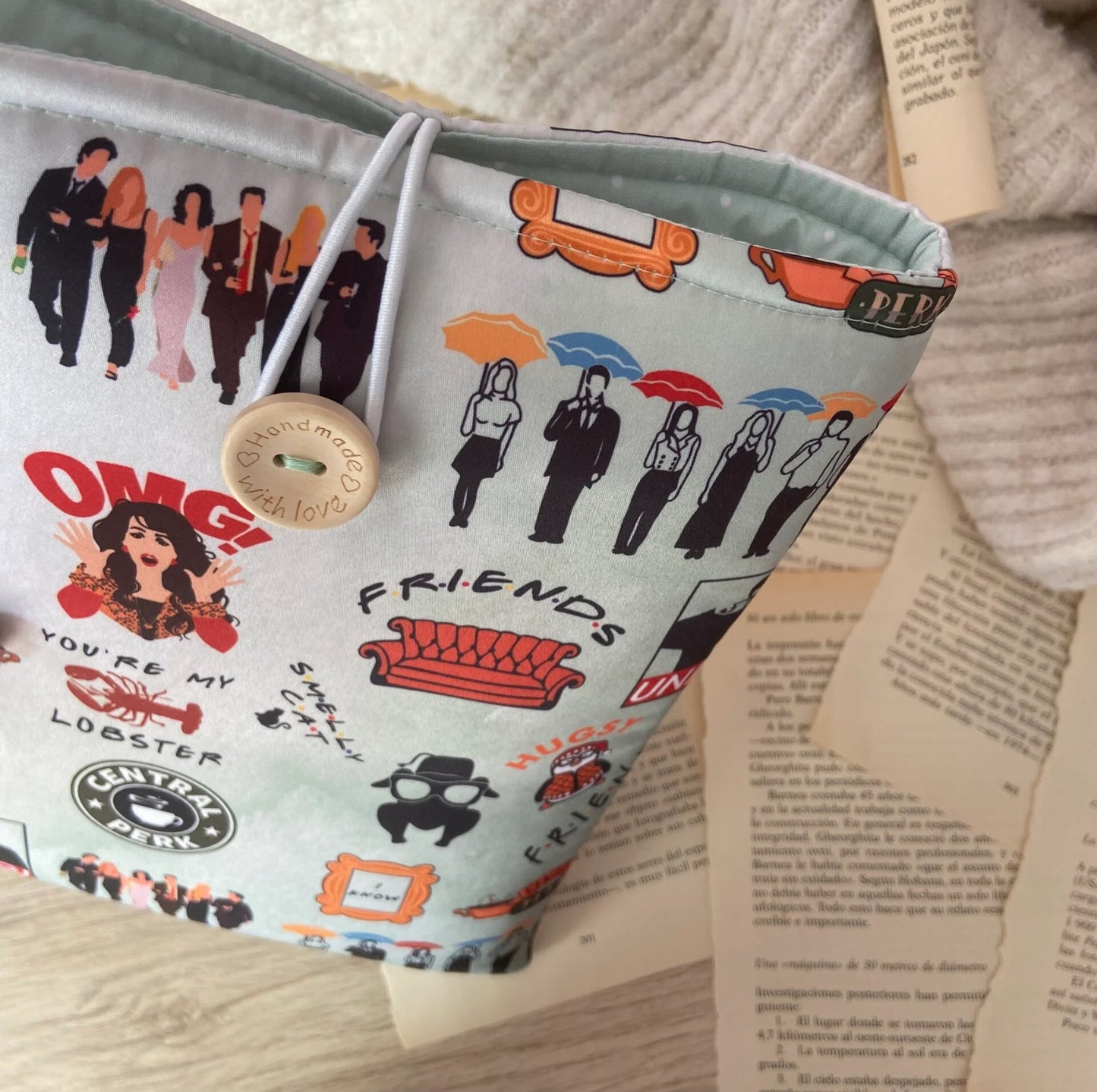 Funda literaria friends