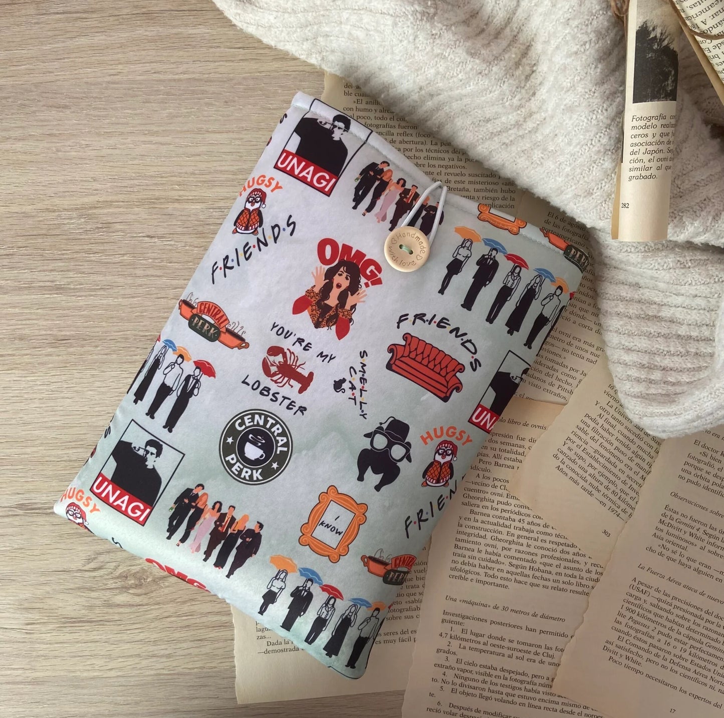 Funda literaria friends