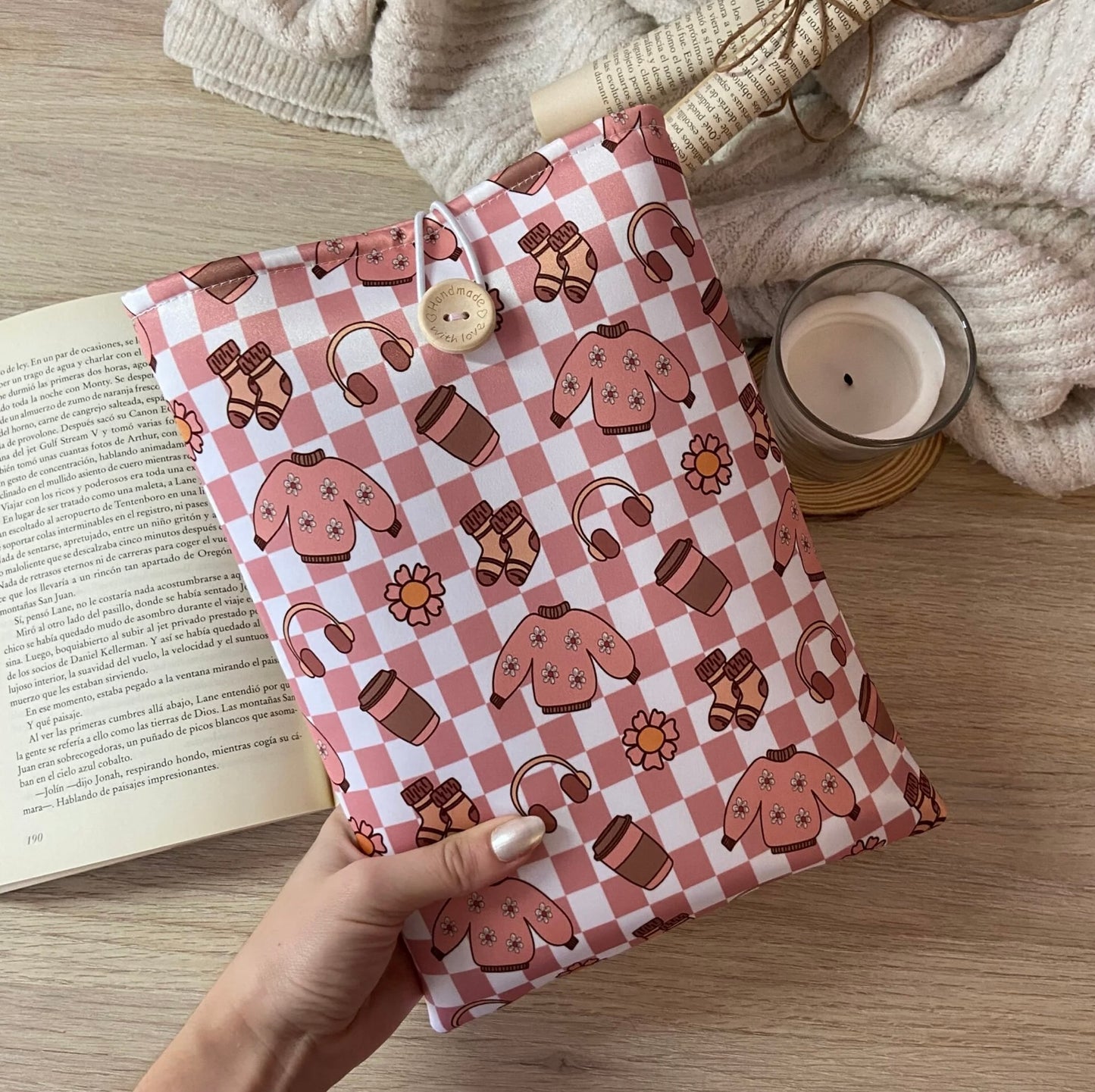 Funda literaria comfy girl