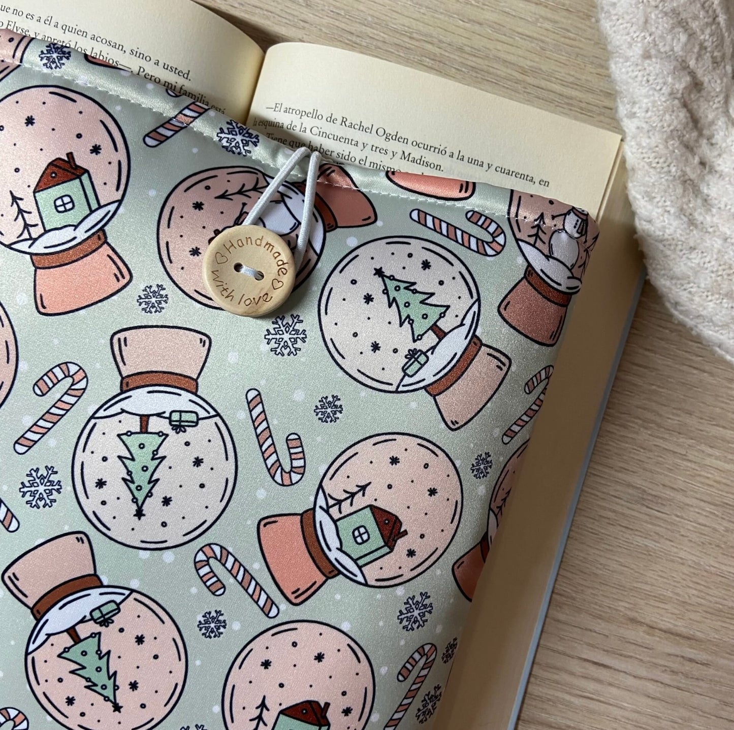 Funda literaria recuerdos navideños
