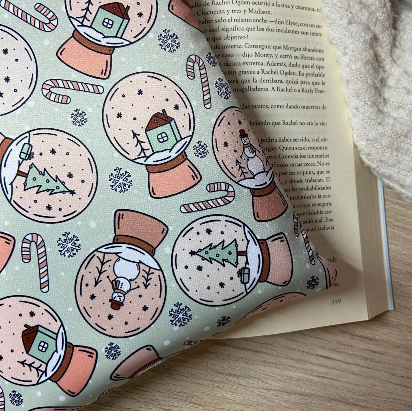 Funda literaria recuerdos navideños