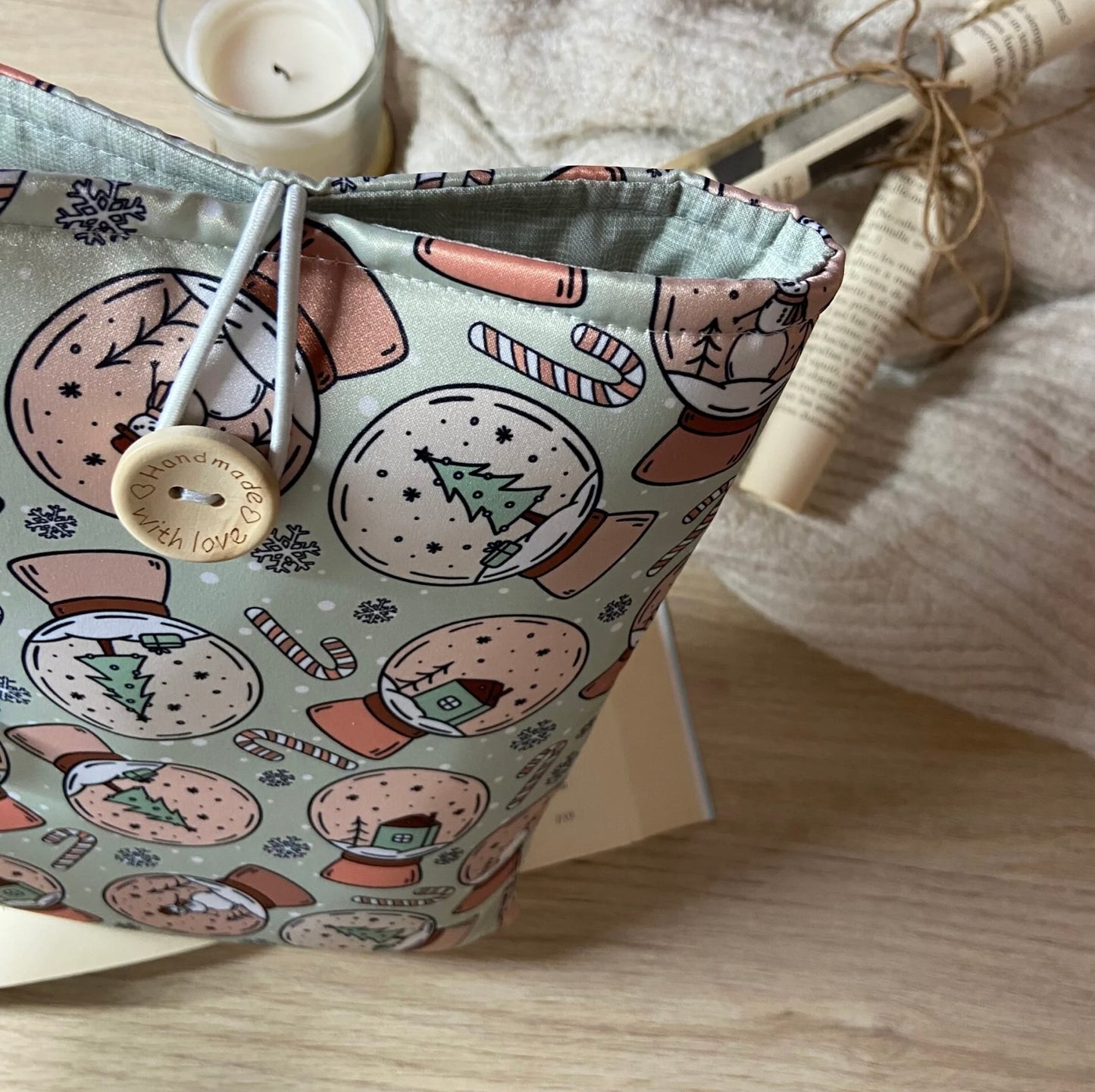 Funda literaria recuerdos navideños
