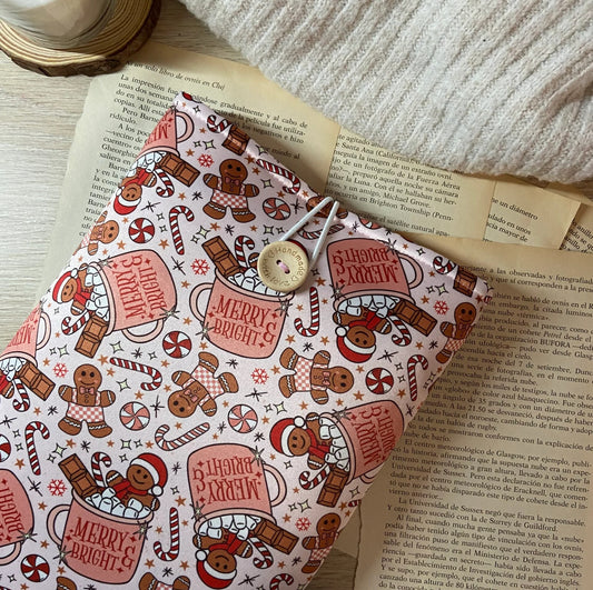 Funda literaria Merry & Bright
