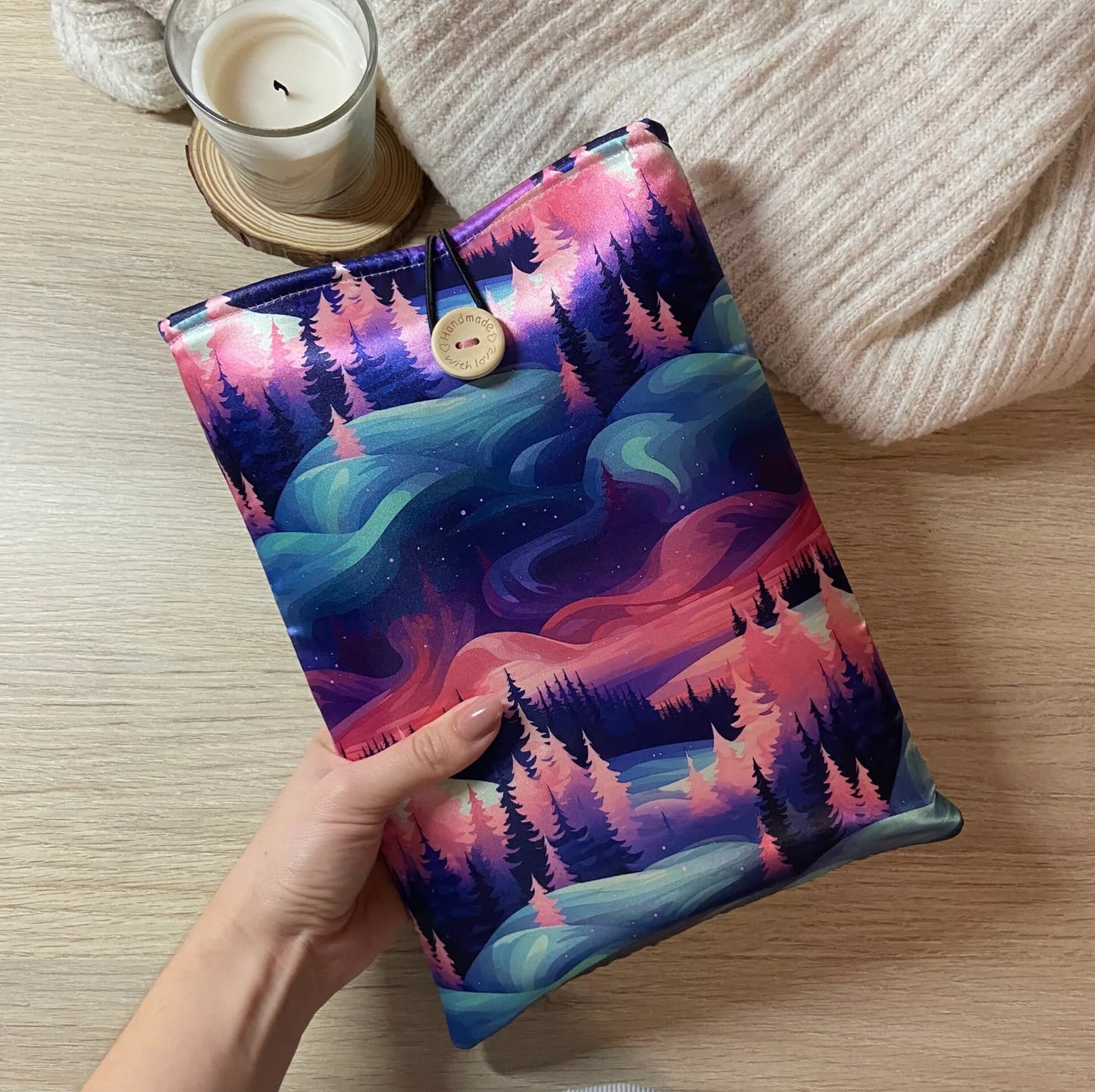 Funda literaria auroras boreales
