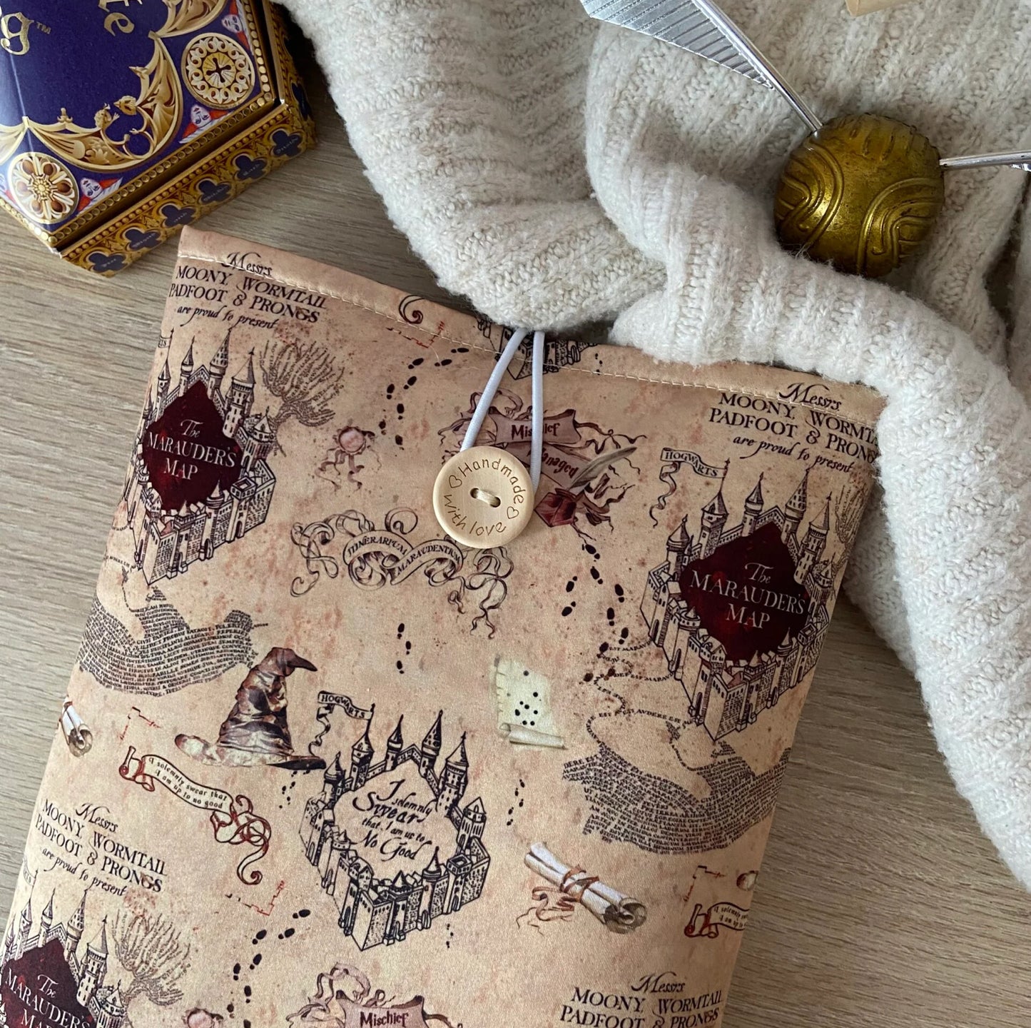 Funda literaria mapa merodeador