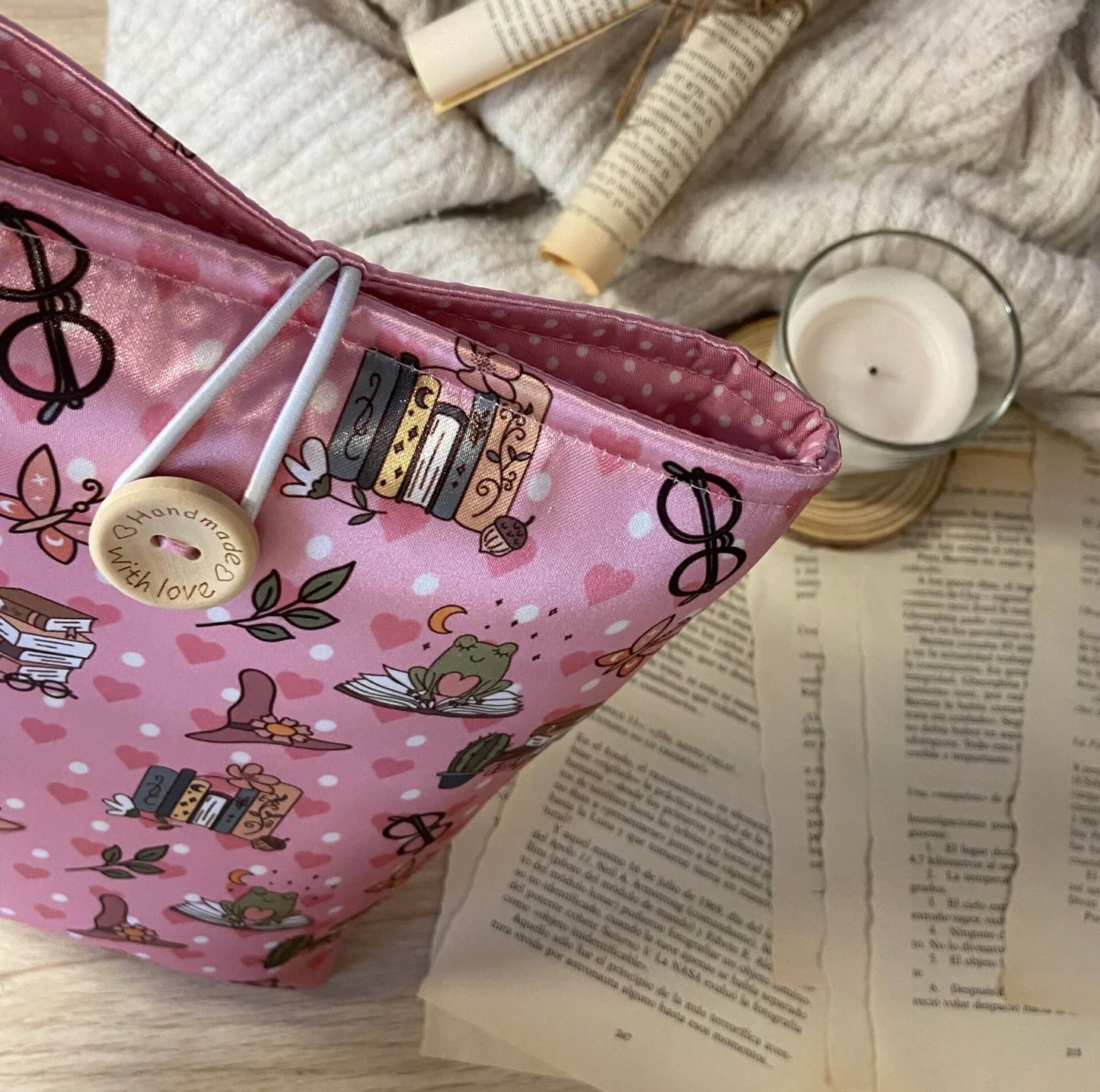 Funda literaria ranitas lectoras