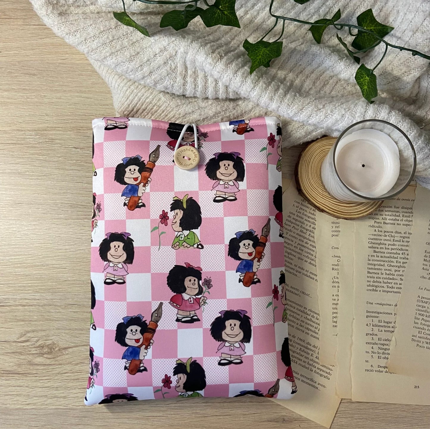 Funda literaria Mafalda