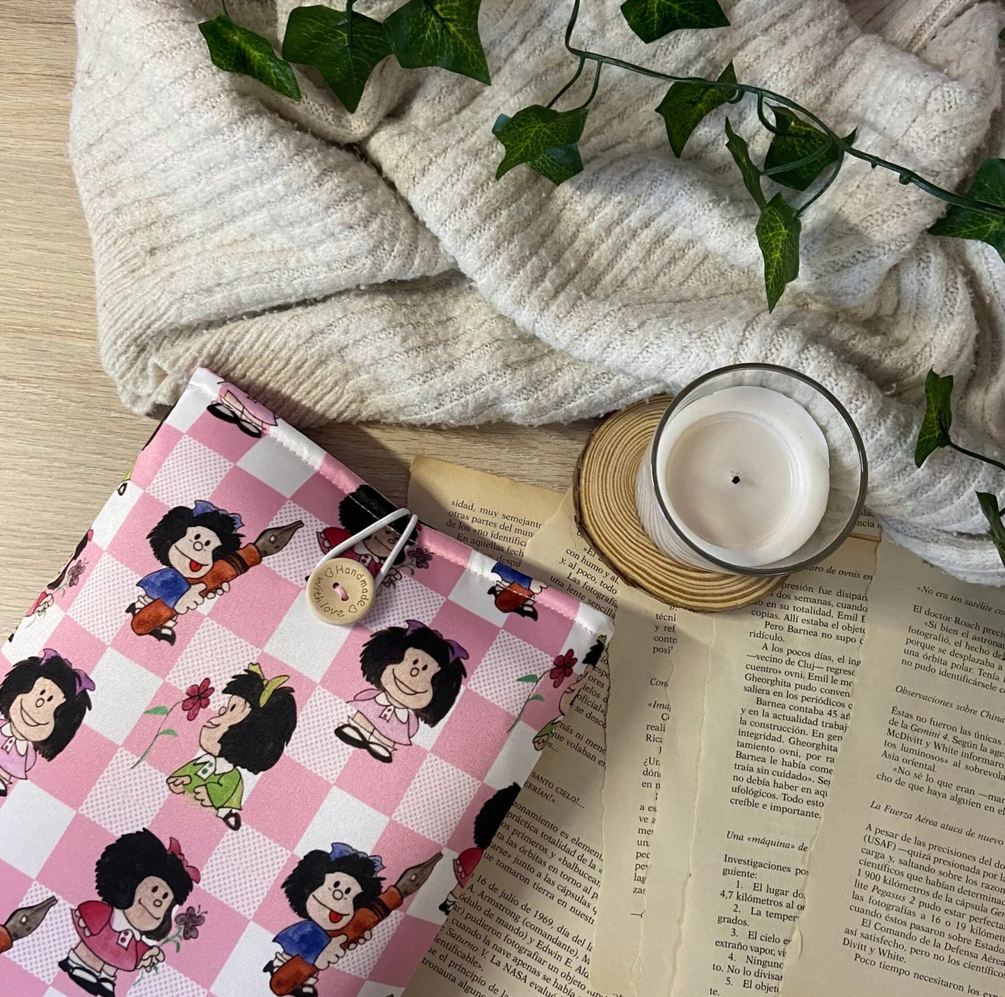 Funda literaria Mafalda
