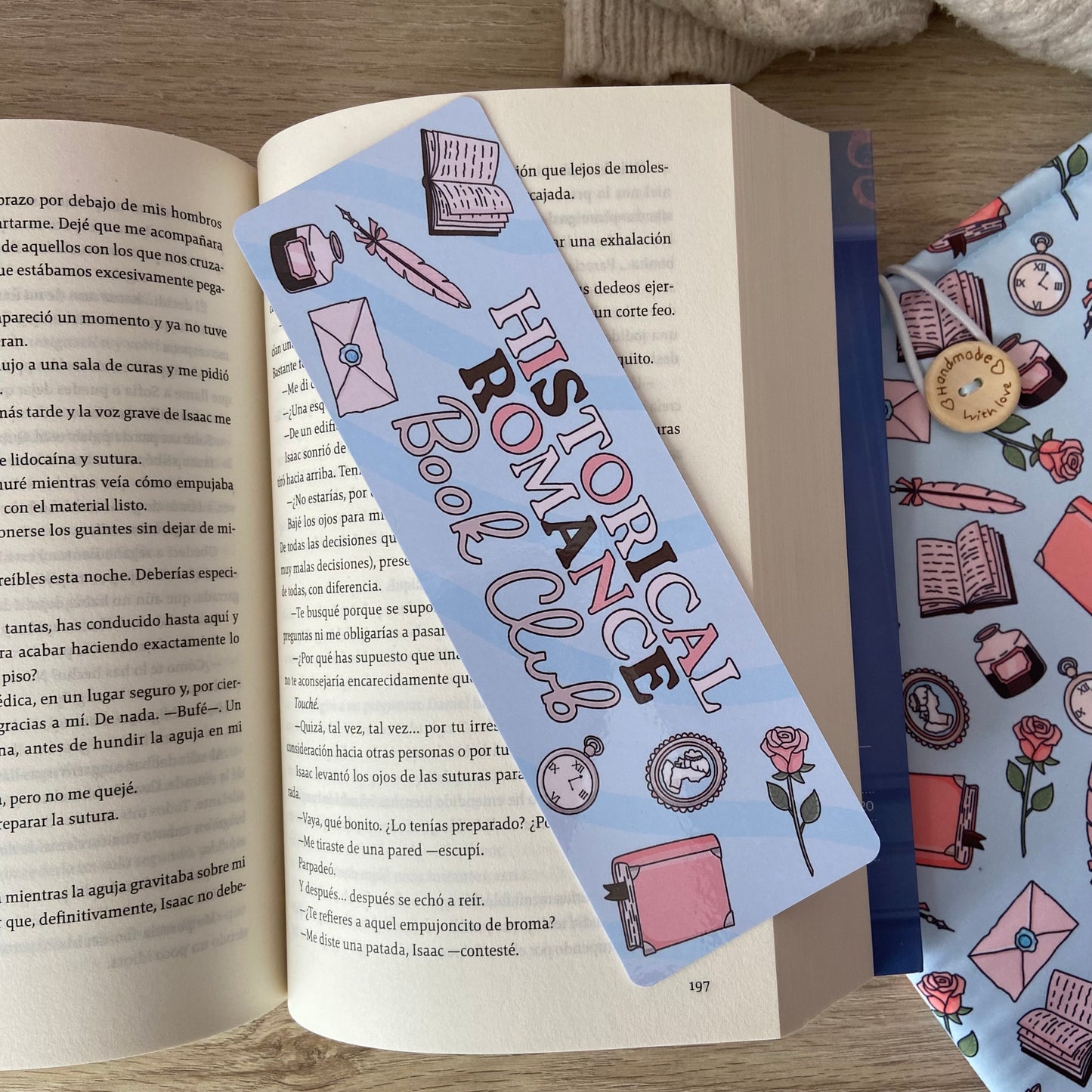 Marcapáginas Historial romance bookclub