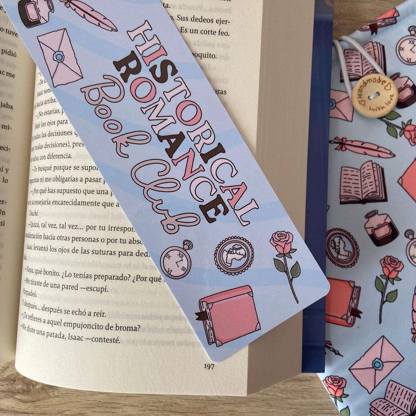 Marcapáginas Historial romance bookclub