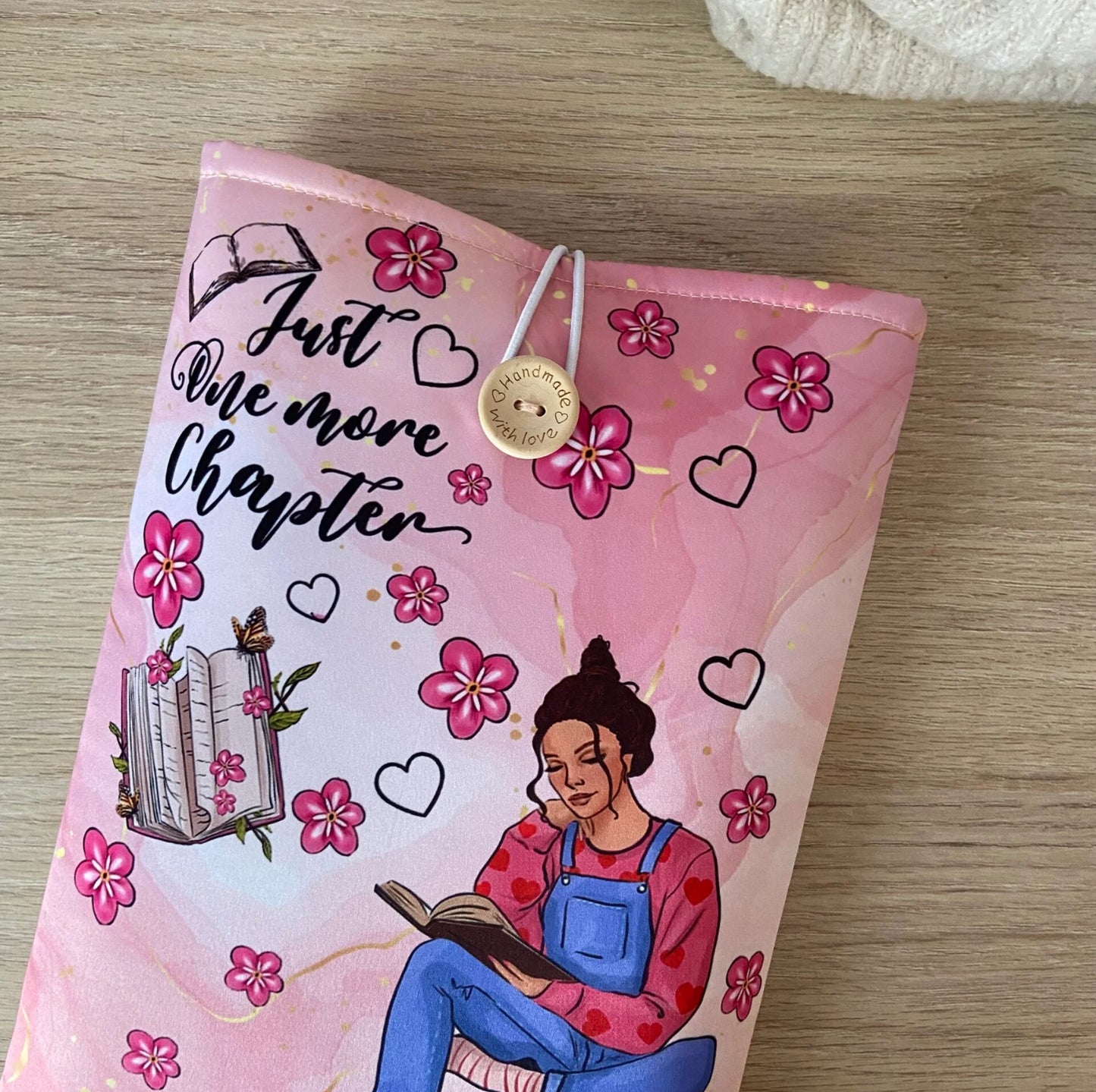 Funda literaria Just one more chapter