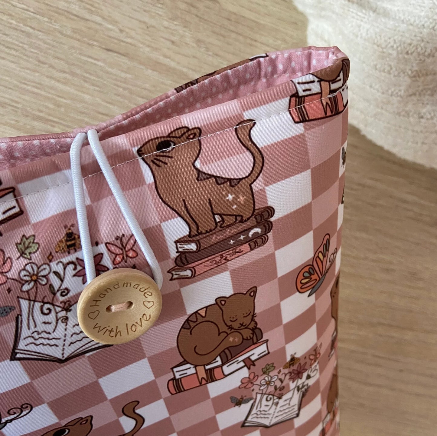 Funda literaria gatitos lectores