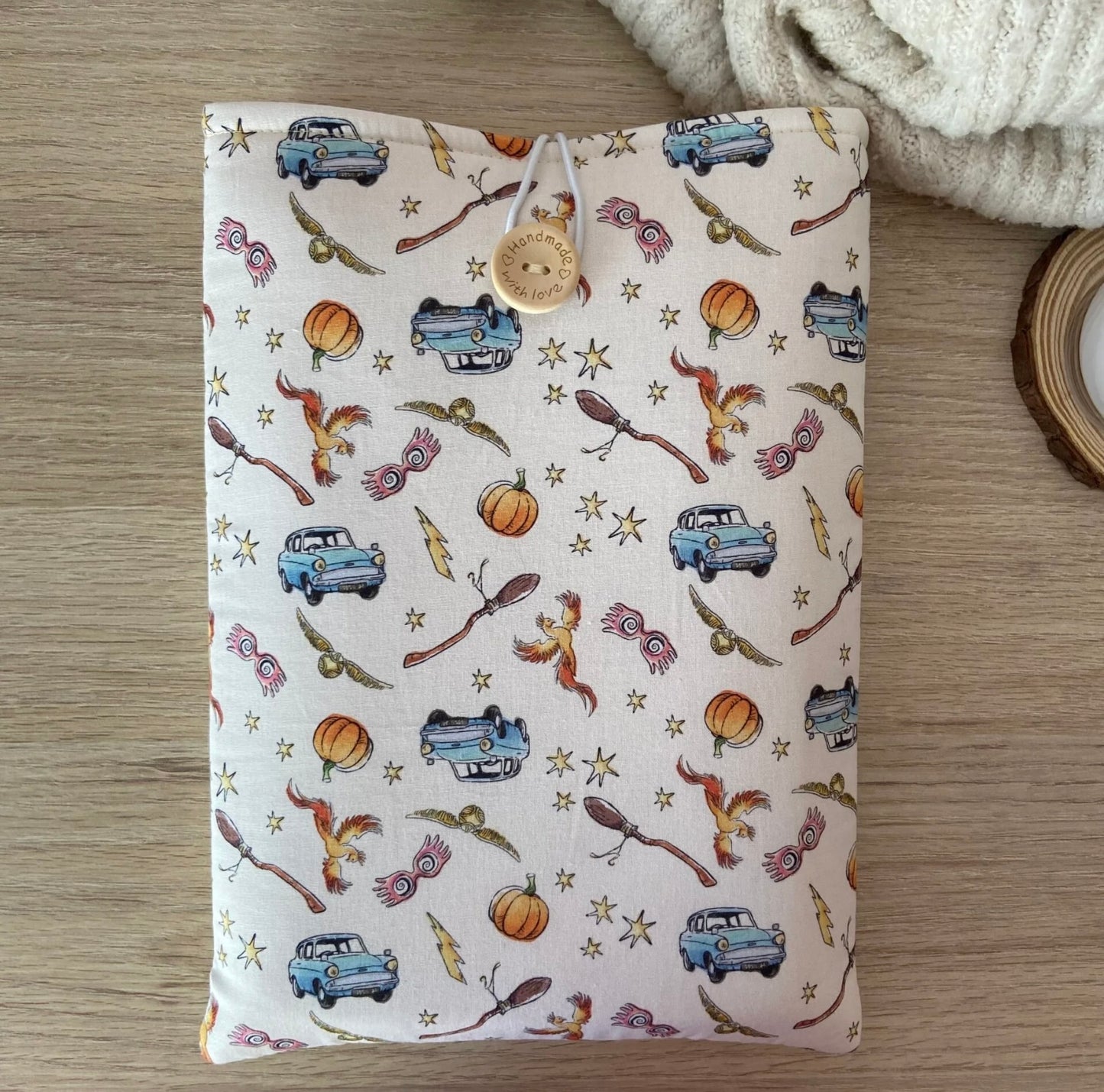 Funda literaria Harry Potter elements