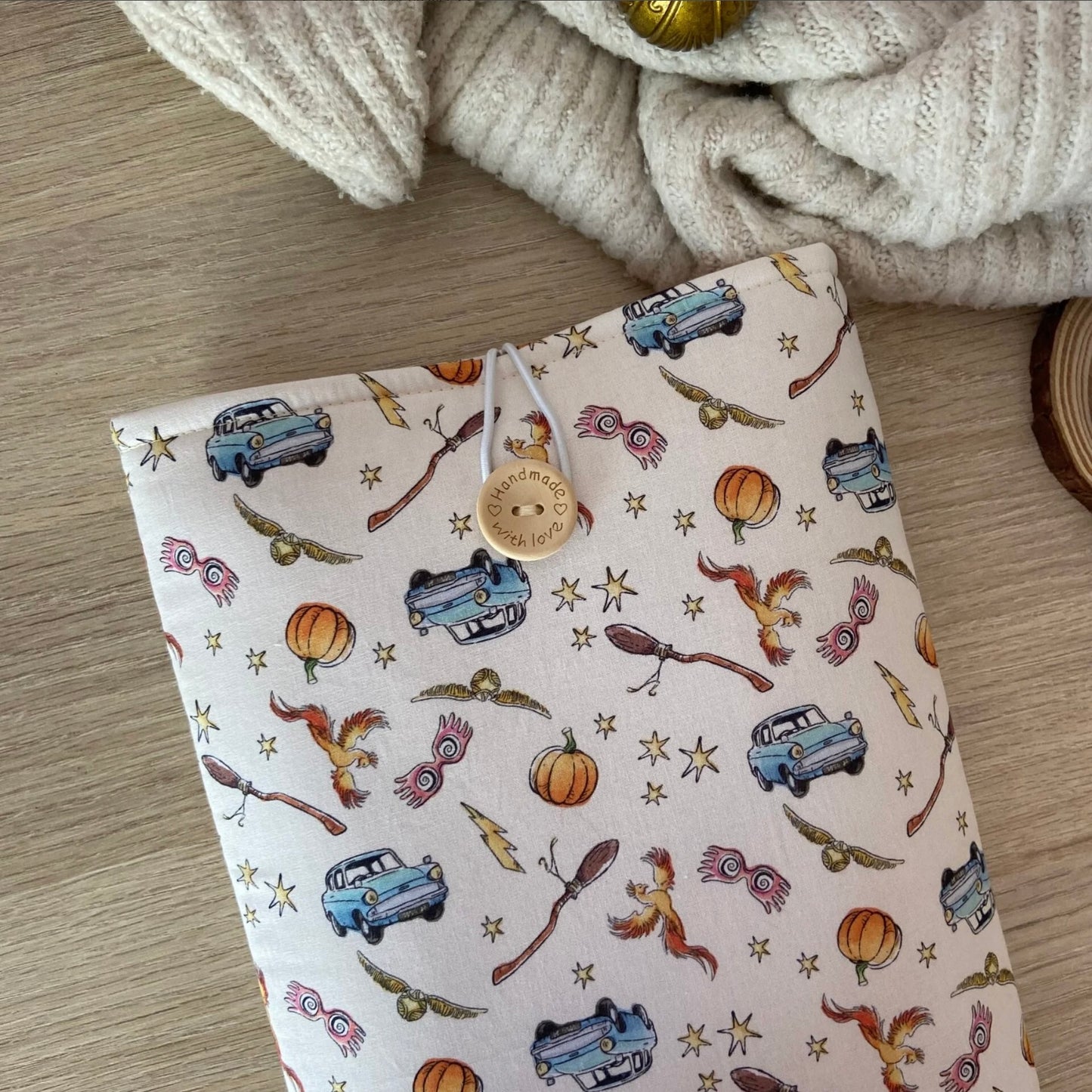 Funda literaria Harry Potter elements