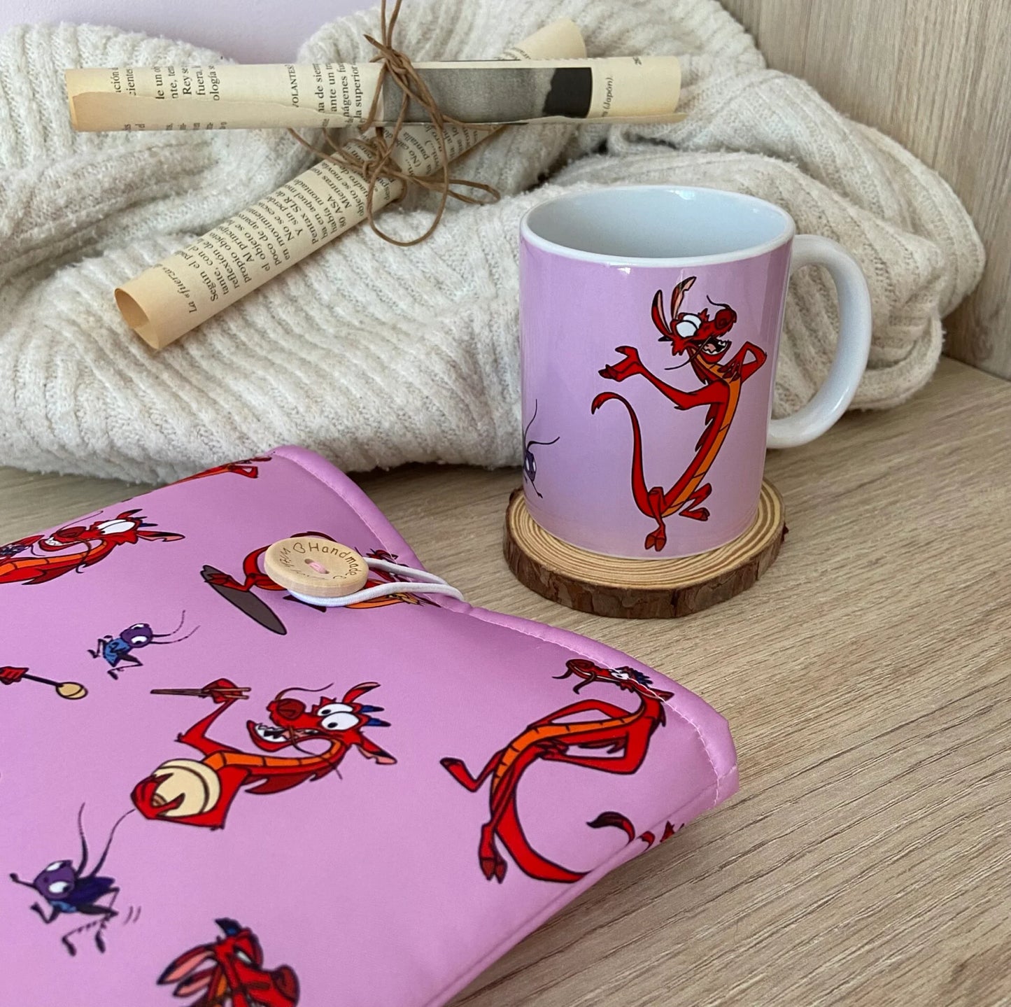 Funda literaria Mushu