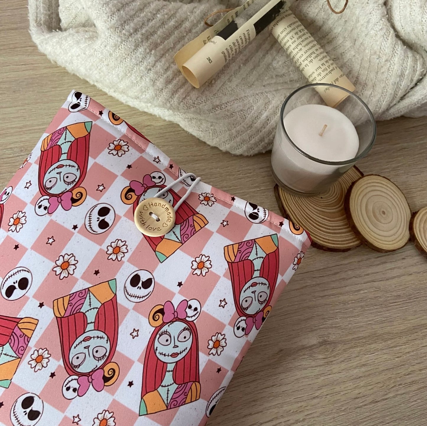 Funda literaria Jack y Sally