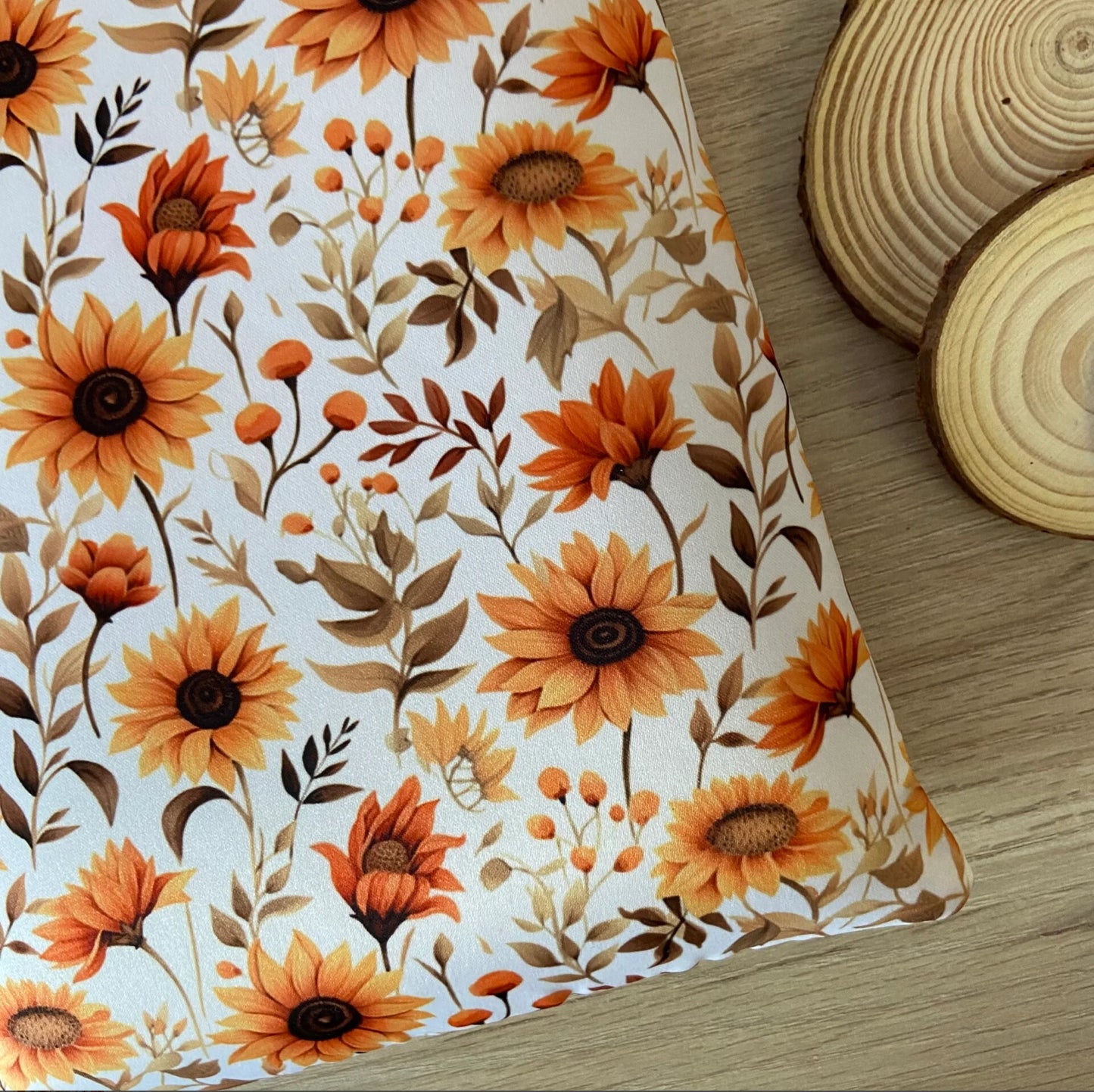 Funda literaria girasoles