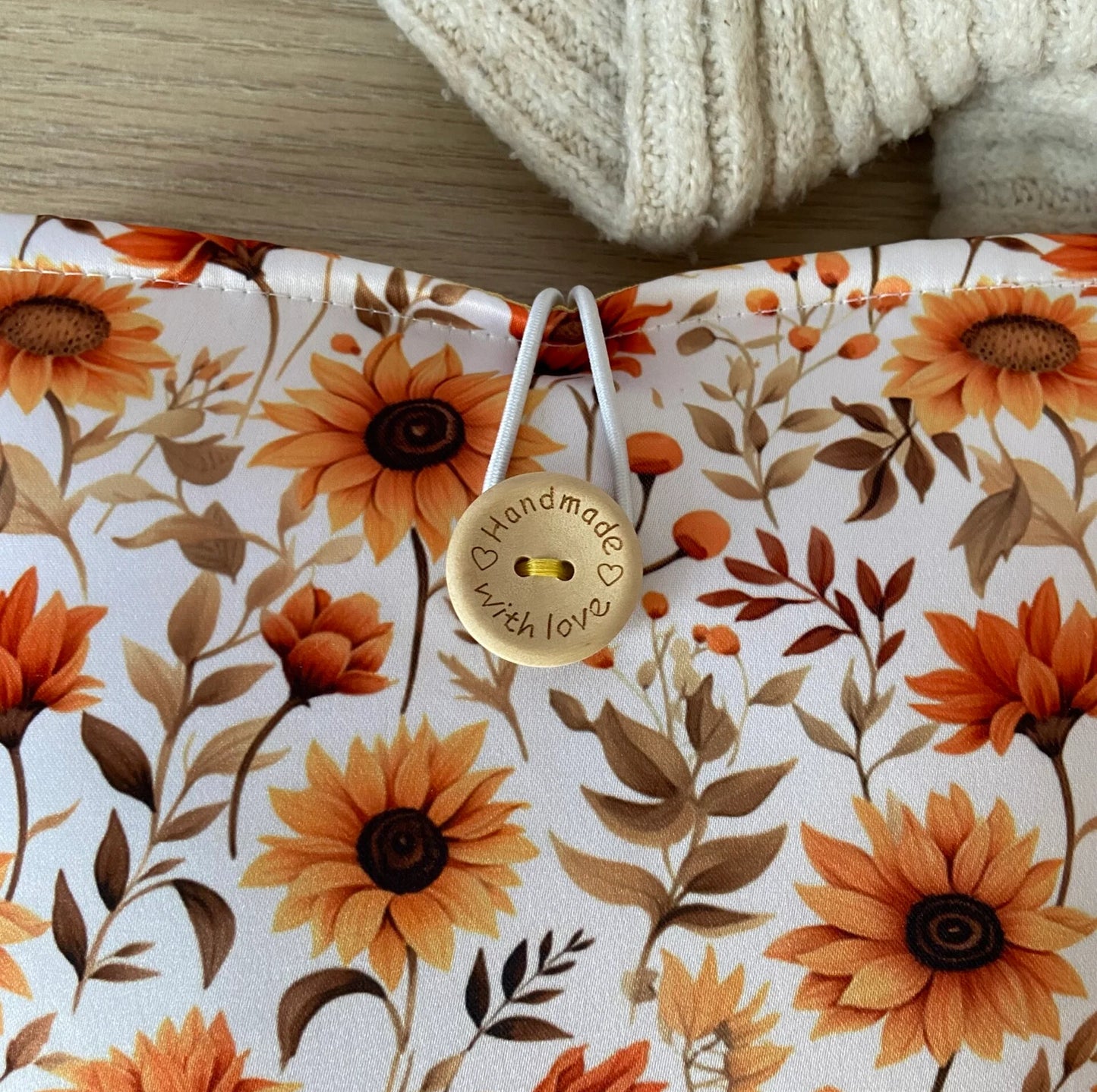 Funda literaria girasoles