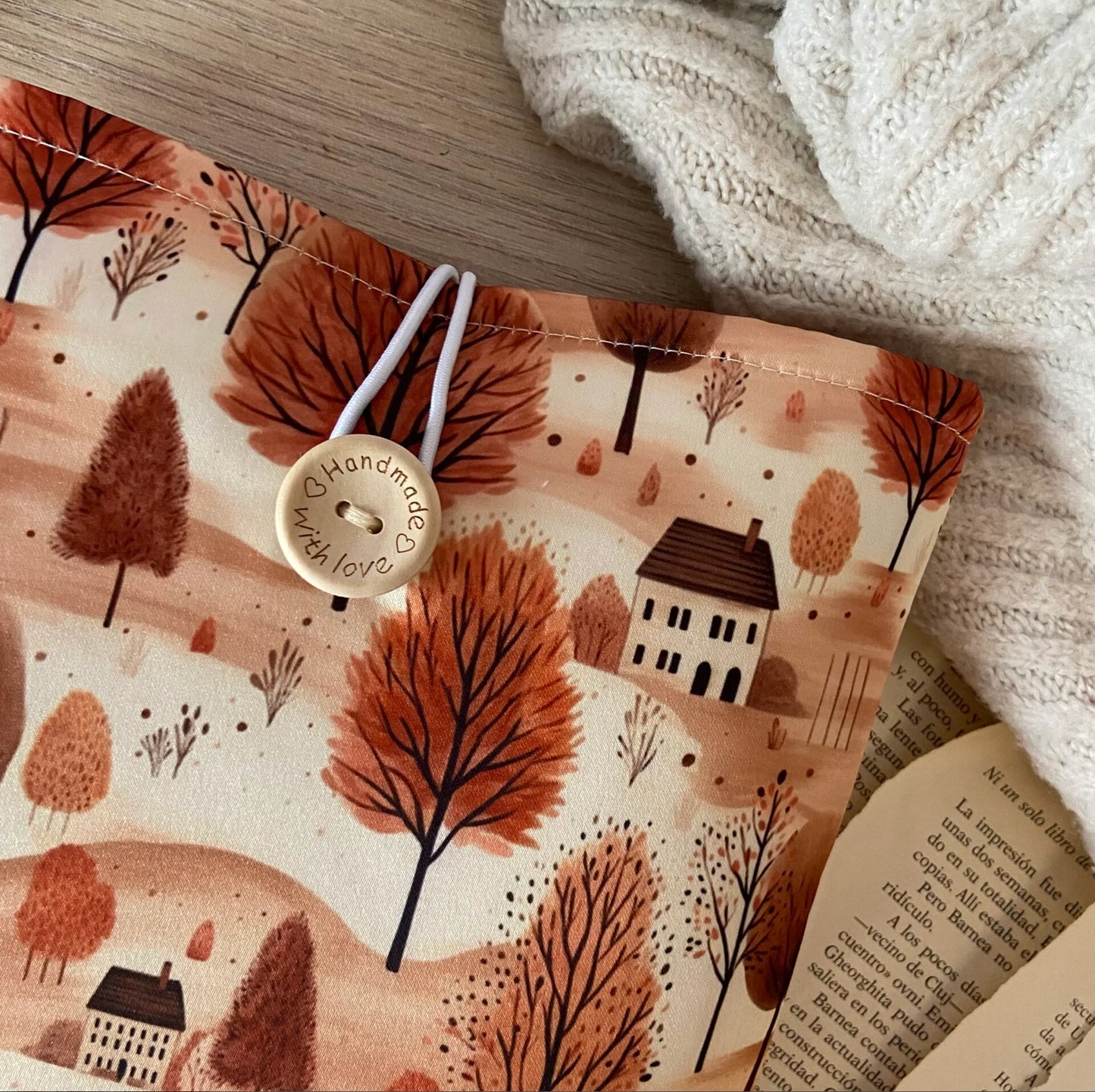 Funda literaria Fall forest