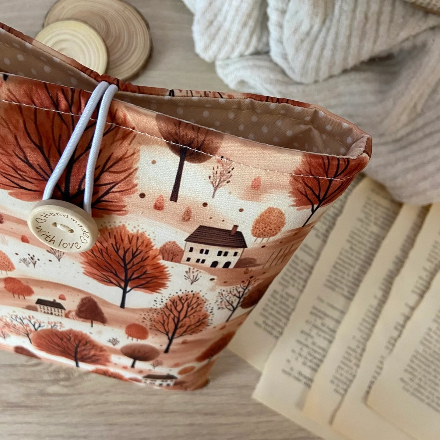 Funda literaria Fall forest