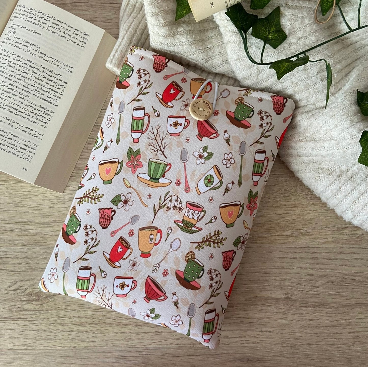 Funda literaria tea time