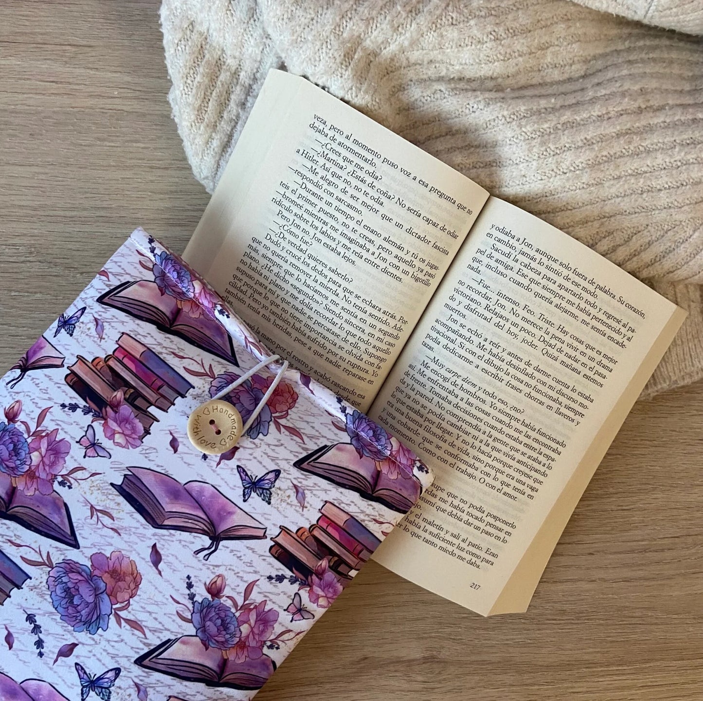 Funda literaria gardenia literaria
