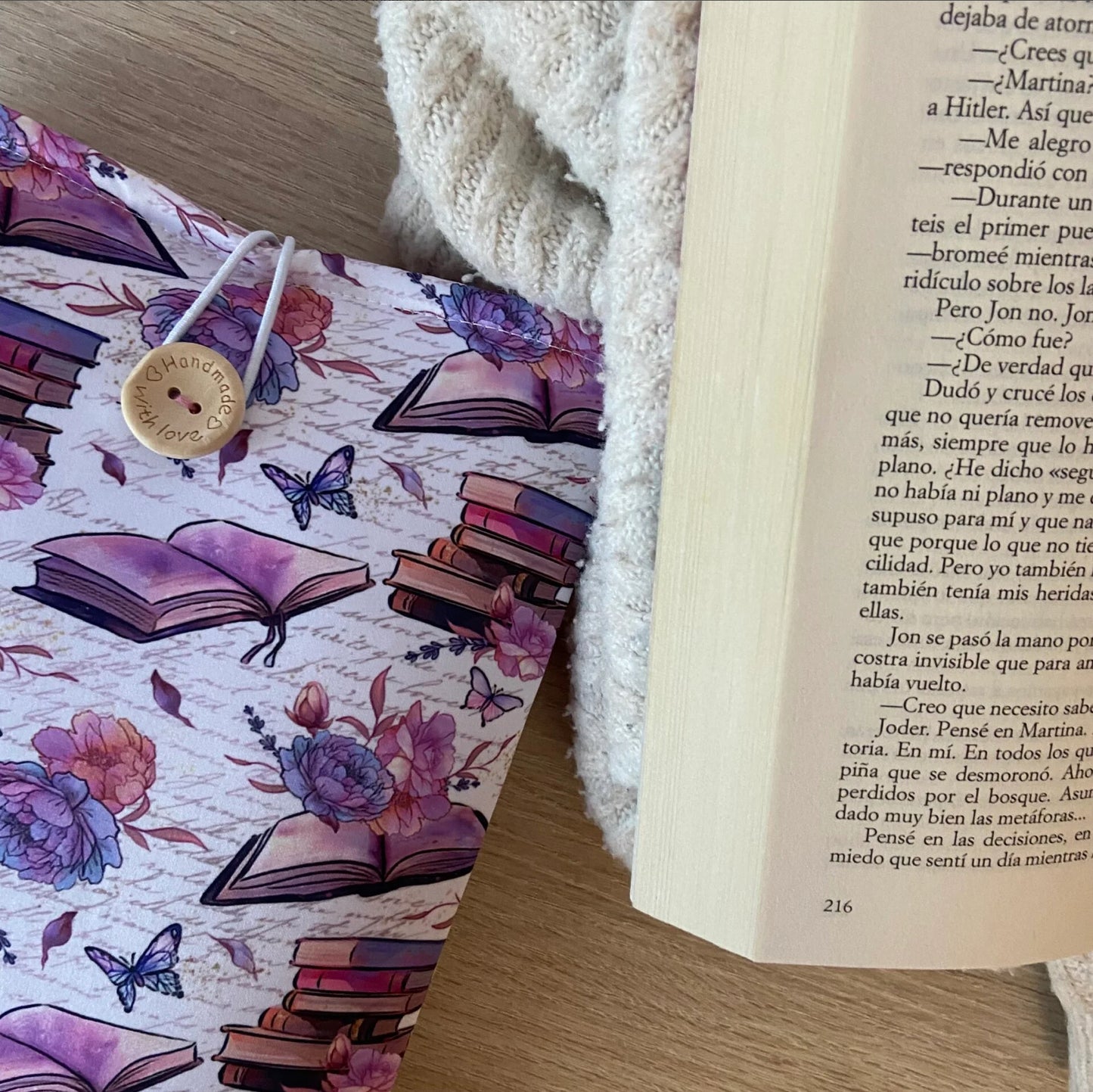 Funda literaria gardenia literaria