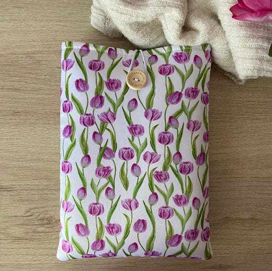 Funda literaria los tulipanes