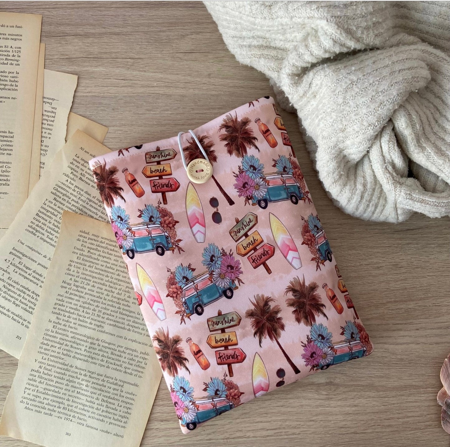Funda literaria sunset