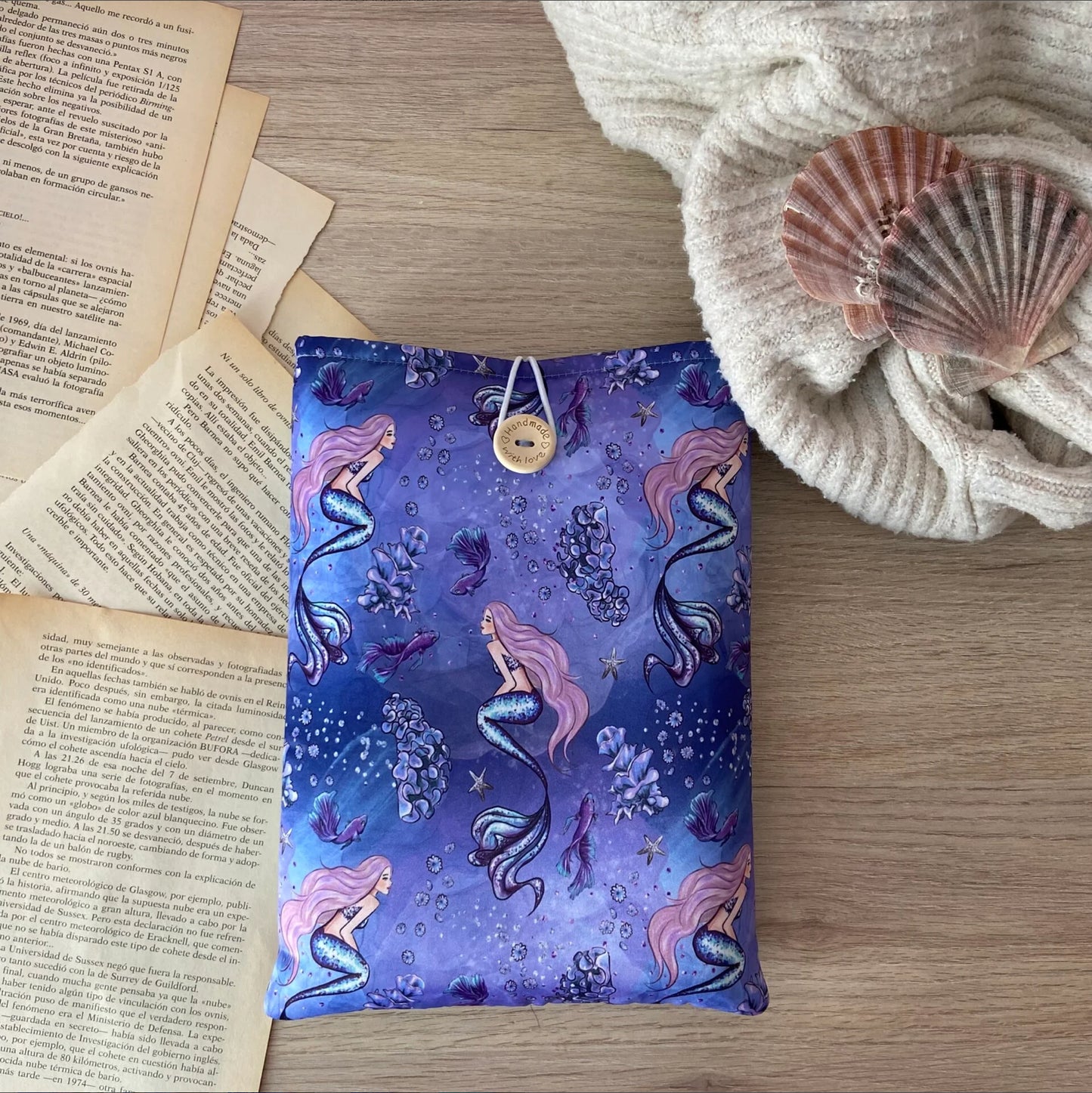Funda literaria sirenas