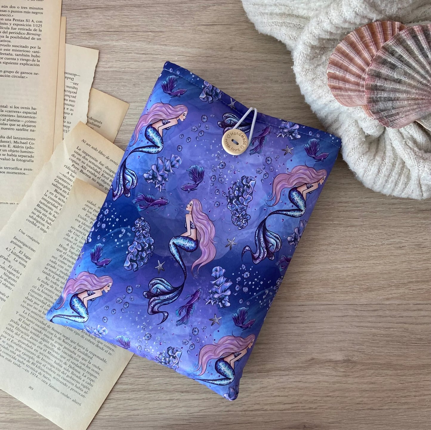 Funda literaria sirenas