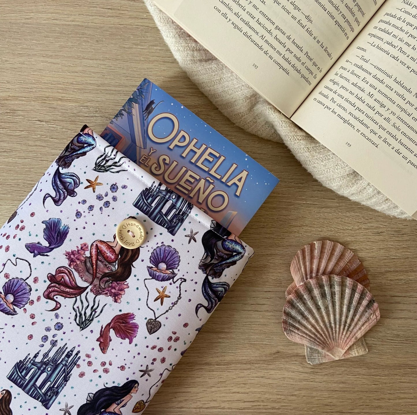Funda literaria sirenas impermeable