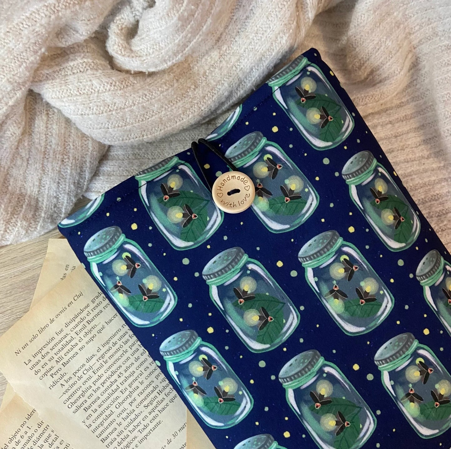 Funda literaria luciérnagas