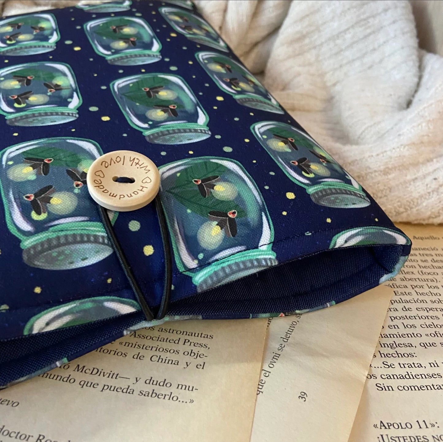 Funda literaria luciérnagas