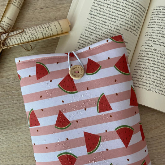 Funda literaria sandías impermeable