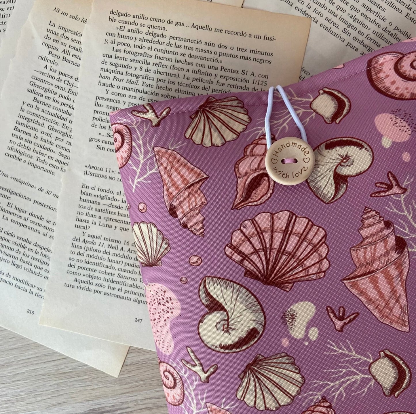 Funda literarias conchas impermeable